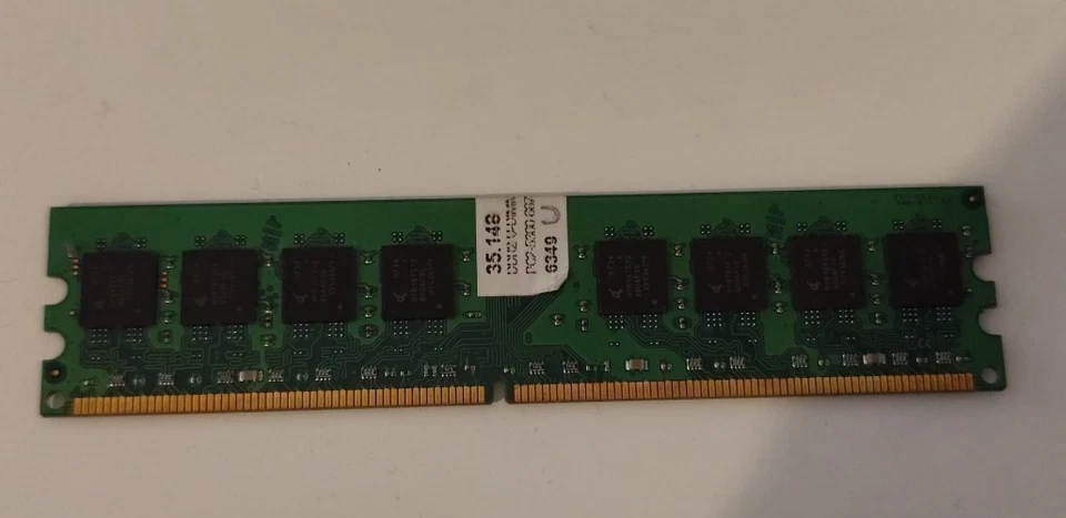 Memoria RAM DIMM Kingston 1GB PC2-5300 667Mhz 240 pin CL5 DDR2 KVR667D2N5/1G - Immagine 2 di 2