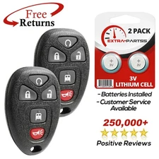 2 For 2018 2019 2020 2021 2022 2023 2024 Chevrolet Express Remote Key Fob Entry