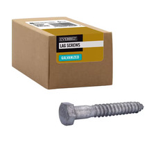 1/2 In. X 3-1/2 In. Hex Galvanized Lag Screw 25-Pack 