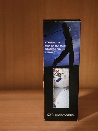 Ryder Cup Golf Balls 3/Pack The Country Club Oldsmobile Strata ML-Balata 90 New - Picture 6 of 6