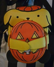Loungefly Sanrio Pompompurin Halloween Messenger Bag With Detach Coin Pouch Used