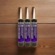 Geocel 2320 Tri-polymer Gutter and Narrow Seam Sealant. (1) Tube Clear.