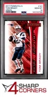 2017 PANINI ROOKIES & STARS GREEN #121 TOM BRADY POP 1 PSA 10