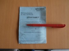 Saxonette Betriebserlaubnis Sparta