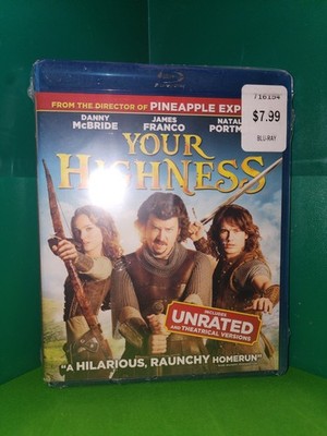 BRAND NEW - Your Highness (Blu-ray, 2011) Danny McBride James Franco Portman