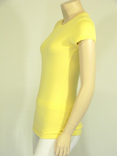T-shirt girocollo donna/junior cotone massello girocollo s-XL - Foto 109 di 115