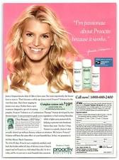 2007 Proactiv Solution Print Ad Jessica Simpson Quote Smile Sexy Cute Order Form