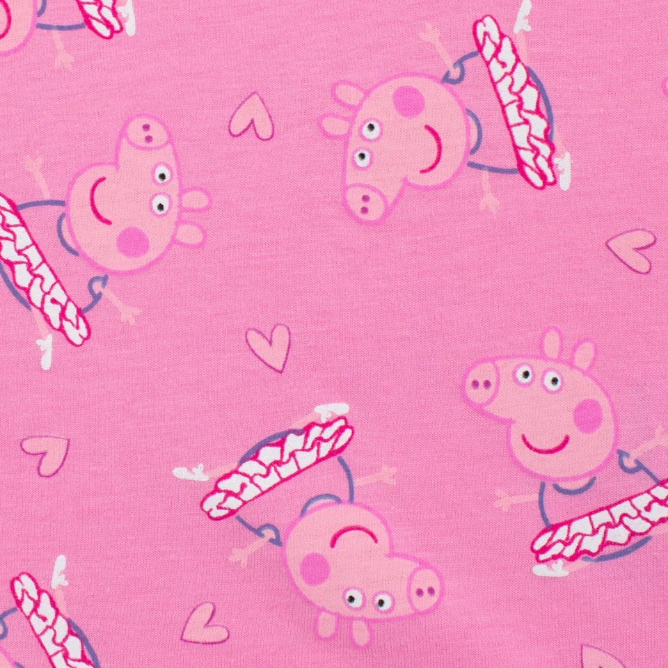 Peppa Pig Pinafore Outfit Kids Girls 18 24 Months 2 3 4 5 6 7 8 Years Dress Pink - Image 3 of 4