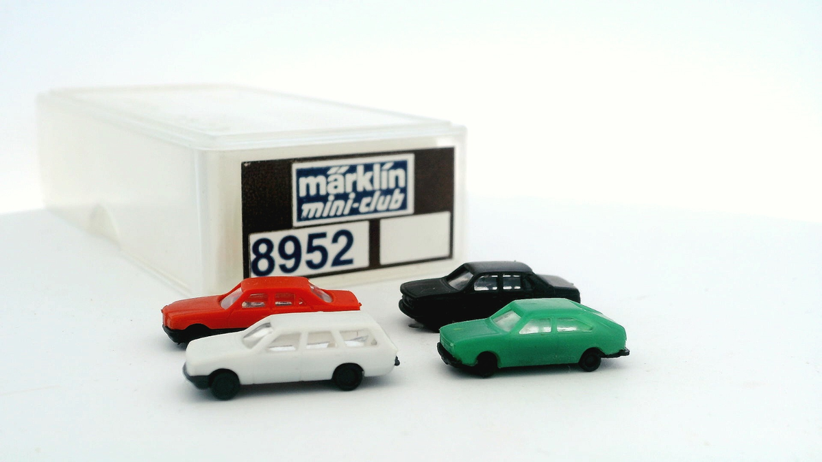 Märklín Mini-Club 8952 4 Road Vehicles Automotive Car Set Z Märklín Mini-Club 8952 4 Road Vehicles Automotive Car Set Z
