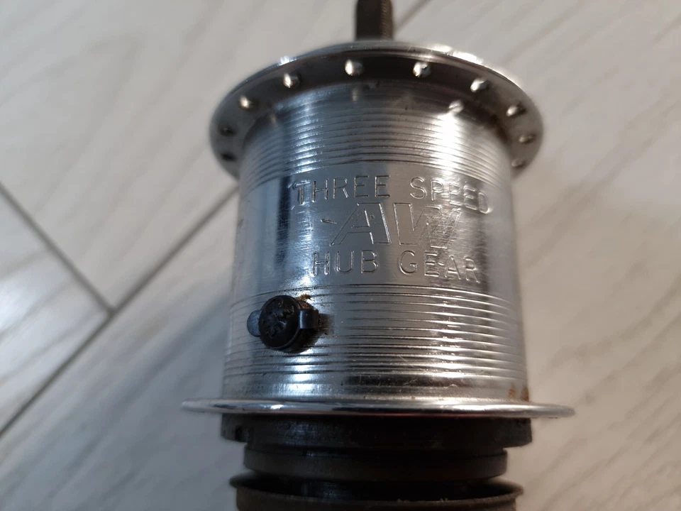 Vintage Sturmey-Archer 3 Speed 85/7 Bicycle Rear Hub 36H RARE Bike Parts NOS - Image 4 of 4