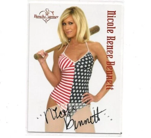 2003 BENCHWARMER AUTOGRAPH NICOLE RENEE BENNETT SIGNATURE CARD BENCH WARMERS