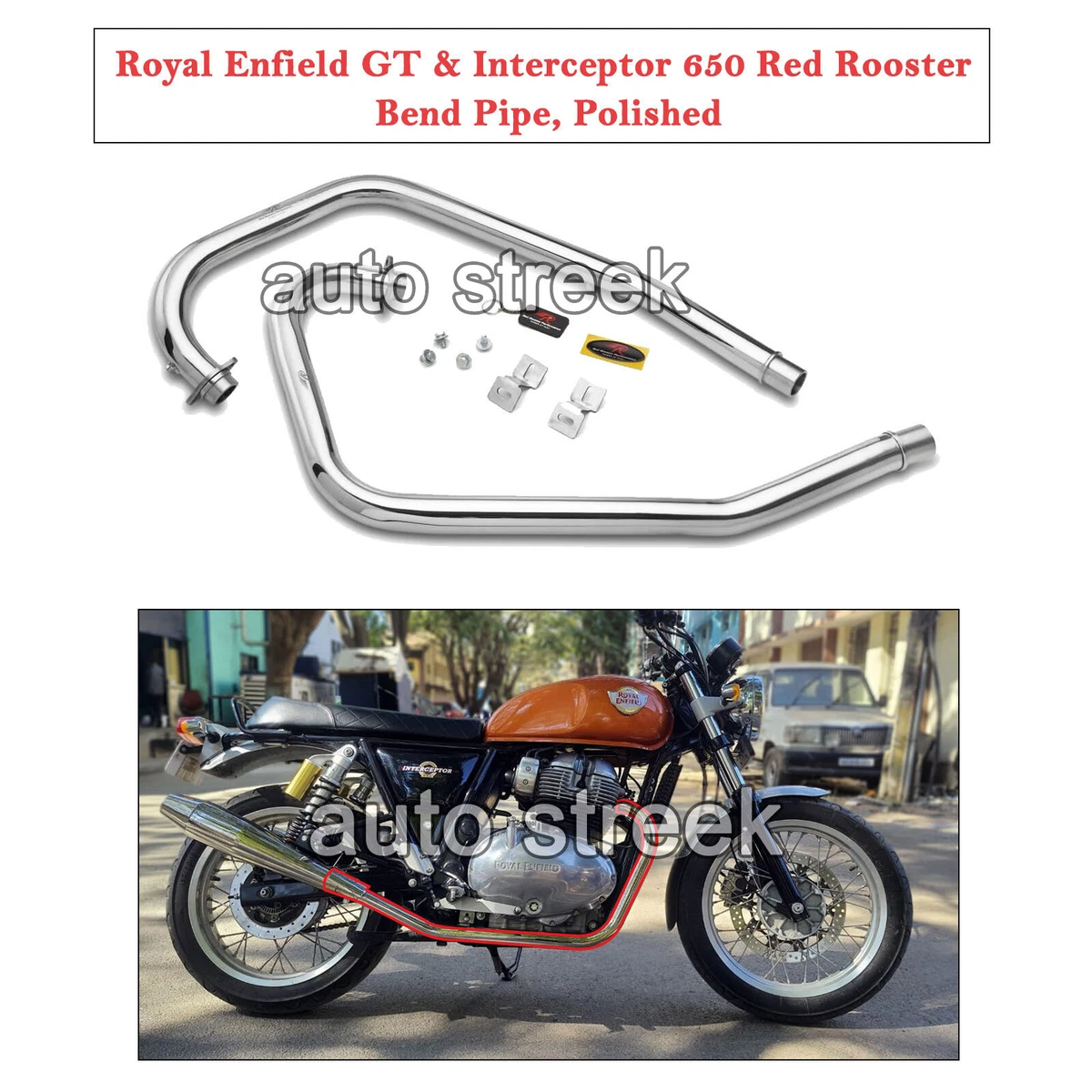 Royal enfield interceptor 650 exhaust deals