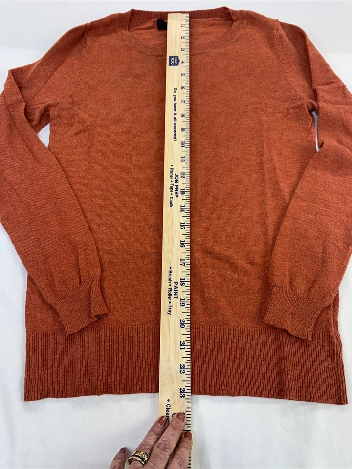 Suéter Pullover Mossimo Para Mujer Naranja Quemado Talla S Excelente Estado Usado Foto 4 de 4