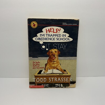 Help! I'm Trapped in Obedience School Todd Strasser Vintage Kids Paperback Book