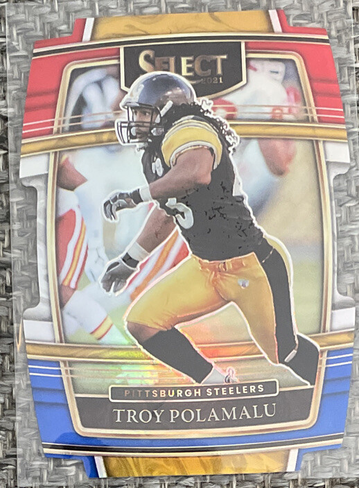 Troy Polamalu 2021 Select Die Cut Red White Blue eBay