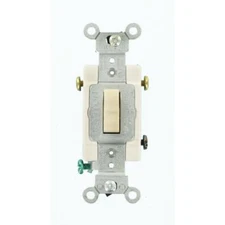 Leviton 5521 Heavy Duty Grounding Switch (White) Box of 3