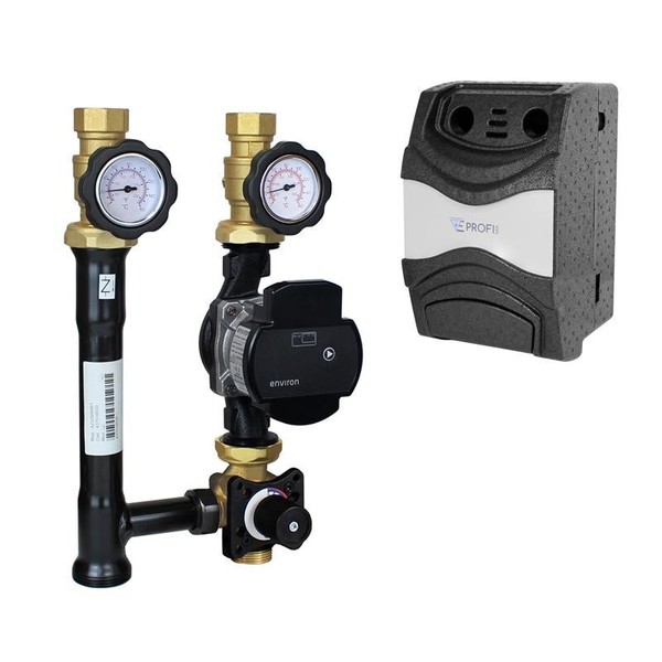 Mischergruppe / Pumpengruppe DN25 Profimix Mit 3-Wege Mischventil Heizkreis Wilo-image
