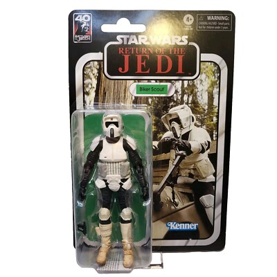 Neu Star Wars 40th Anniversary Return Of The Jedi Biker Scout 6'' Spielzeugfigur