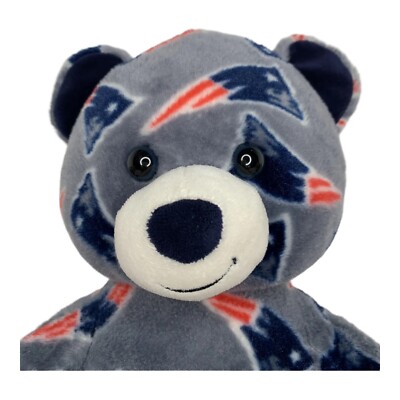 Build A Bear NFL New England Patriots Logo Print Plush Stuffed
