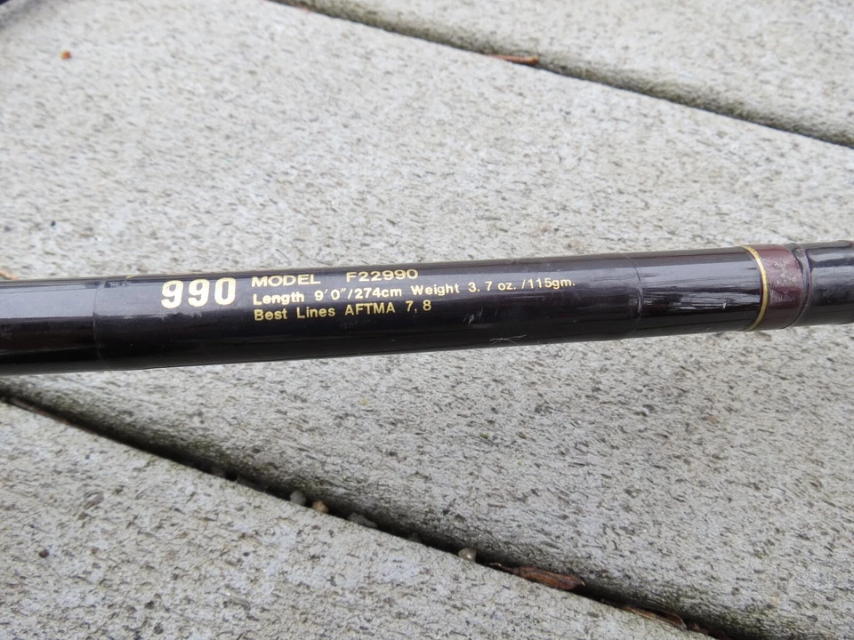 Browning Silaflex 990 Mod. F22990 caña de pescar con mosca 9' (13129) Foto 3 de 4