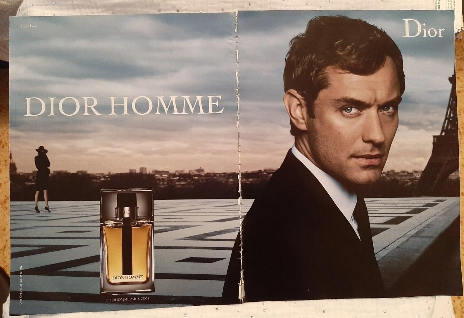 Publicité papier Parfum. Perfume Ad C. Dior Homme de 2010