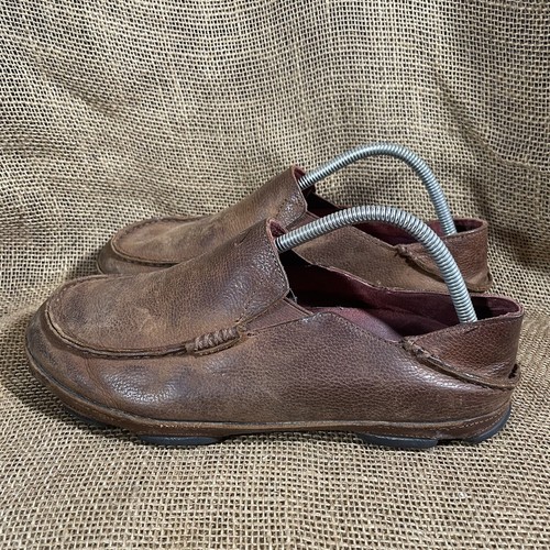 Leather Casual Comfort Shoes Brown 