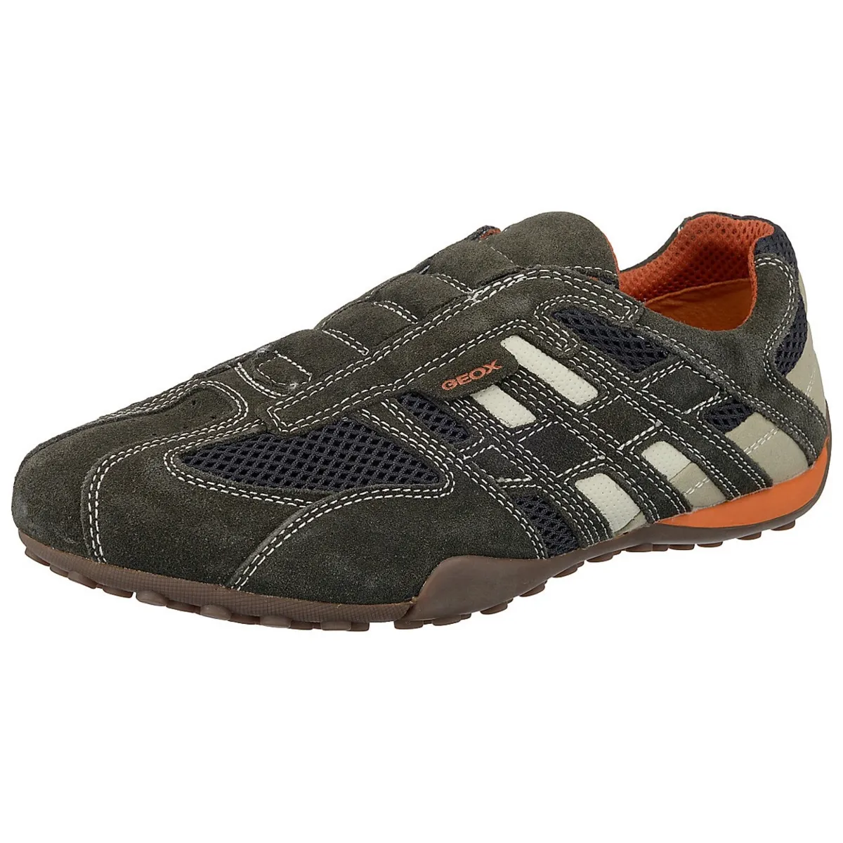 afbrudt linse Frigøre Geox Respira Uomo Snake U4207L C1300 Men&#039;s Sneakers Slip on Shoe Sale  | eBay