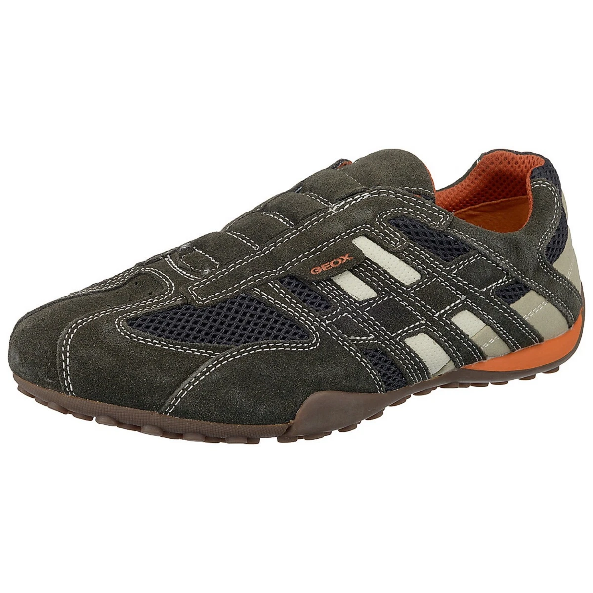 Geox Respira Uomo Snake U4207L C1300 Men s Sneakers Slip on Shoe