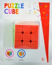 Puzzle Cube 3  x 3 Twist Cube Stickerless Design Hours of Fun Brain Teaser NIP 
