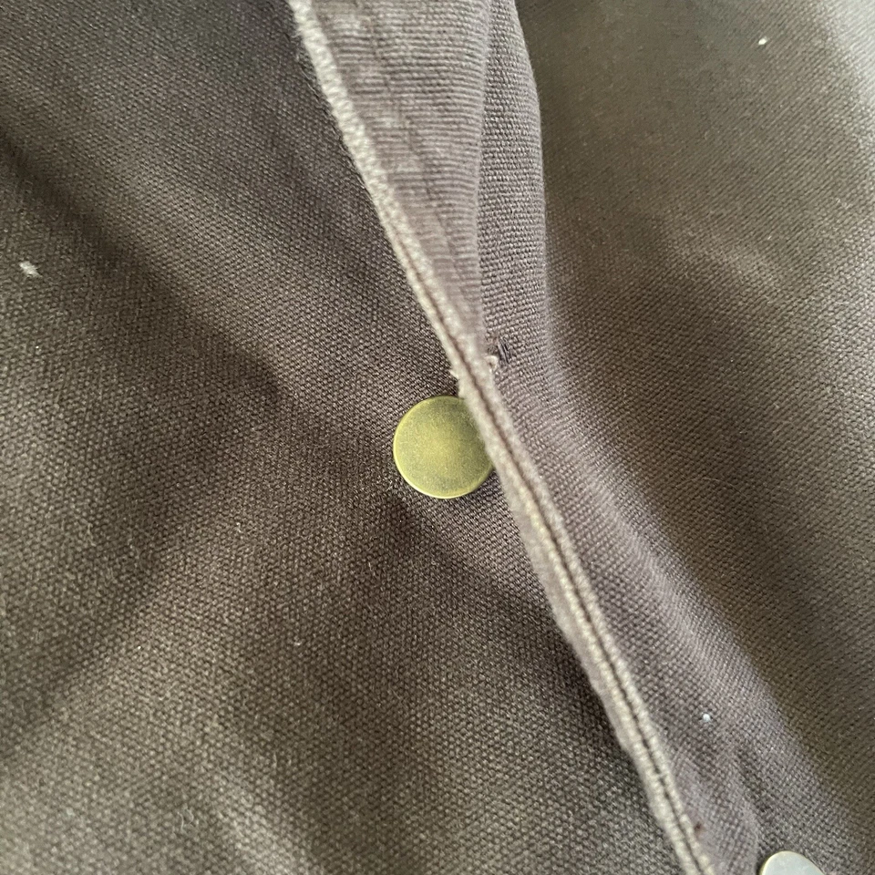 Colete de Trabalho Scully Masculino XXL Marrom Durável Lona de Algodão Cowboy Ocidental 2XL - Imagem 4 de 4