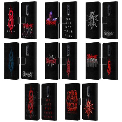 OFFICIAL SLIPKNOT WE ARE NOT YOUR KIND LEATHER BOOK CASE FOR ONEPLUS PHONES