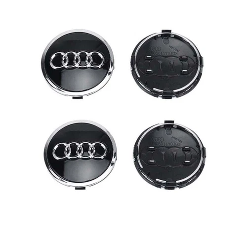 4X 60mm 61mm 68mm 69mm 4B0601170 Nabendeckel Felgendeckel Nabenkappen Schwarz - Bild 19 von 24
