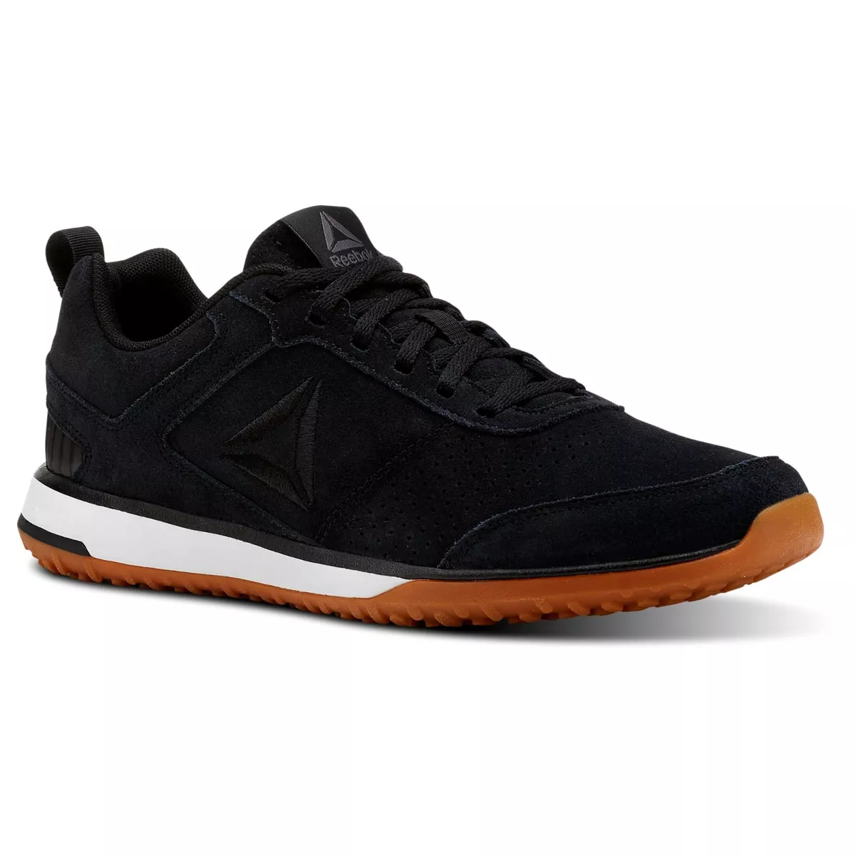 Reebok black suede gum sole new arrivals