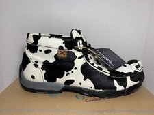 Twisted X Youth Boys' Size 1.5 M Hair On Hide Chukka Boot - Moc Toe - YDM0045.