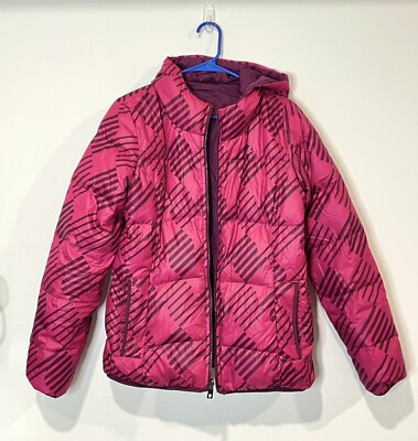 Nike Reversible Transformer Winter Jacket - Pink/Purple - Feather Filling