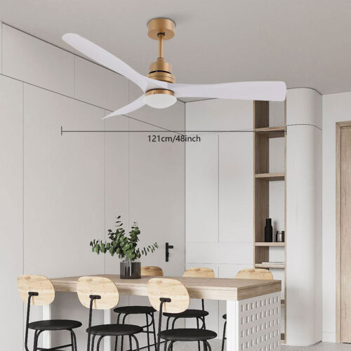 48 Inch Ceiling Fan Light Modern Chandelier Pendant Fan Lamp & Remote Control - Picture 3 of 18