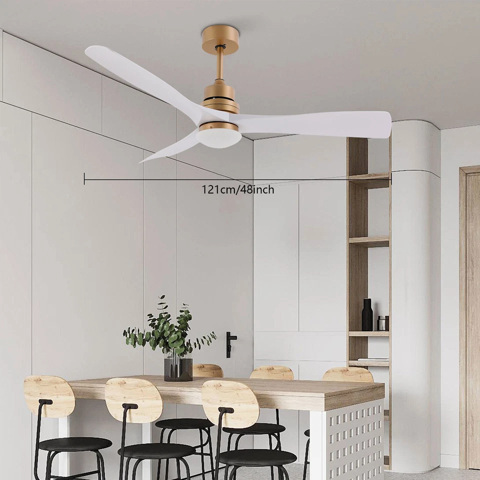 48 Inch Ceiling Fan Light Modern Chandelier Pendant Fan Lamp & Remote Control - Image 3 of 4