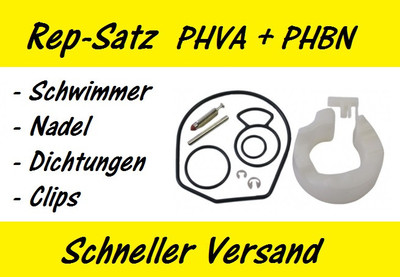 Dichtungen Dichtsatz für Dellorto PHVA PHBN Vergaser Schwimmer Nadel Dichtung