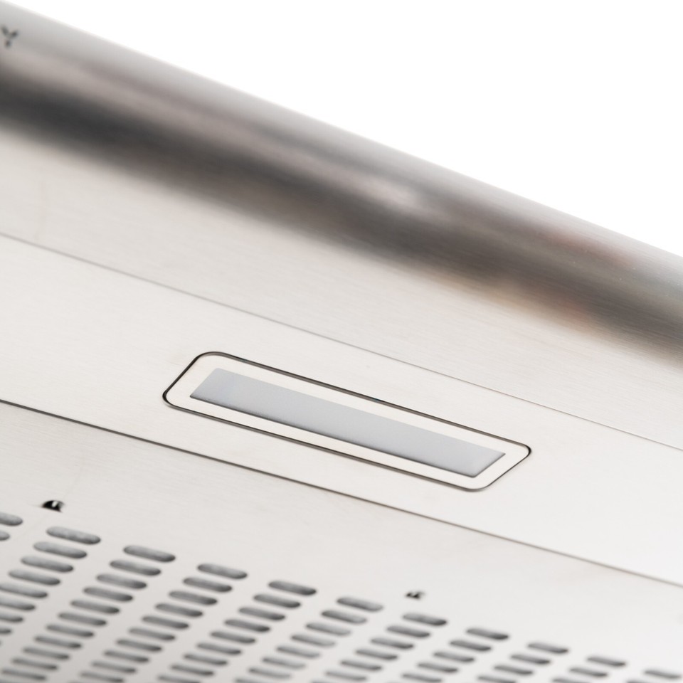 Cookology Visor Cooker Hood 60cm Kitchen Extractor - Stainless Steel ...