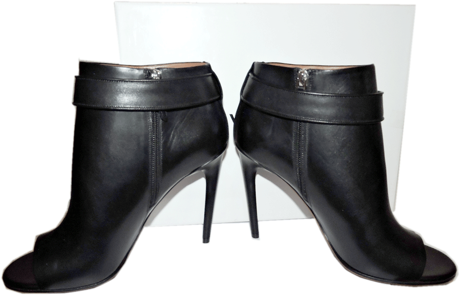 Givenchy Black Leather Ankle Booties Booties Booties Silver Shark Tooth Boots 40- 9 Booties 64787f Givenchy Black Leather Ankle Booties Booties Booties Silver Shark Tooth Boots 40- 9 Booties 64787f