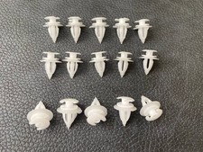 FIT VAUXHALL DOOR CARD PANEL WHITE PLASTIC FASTENER RETAINER TRIM CLIPS