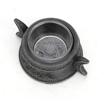 Veronese Design 1 3/8'' Tall Triple Goddess Tealight Candle Holder Resin