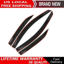 For 2009-2013 Toyota Corolla Mugen Style Window Visors Acrylic Rain Guard Vent