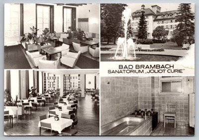 AK Bad Brambach Sanatorium Joliot Curie 