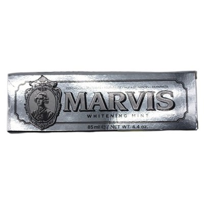 Marvis Whitening Mint Zahnpasta, 85 ml, Whitening Zahnpasta fördert eine natürli