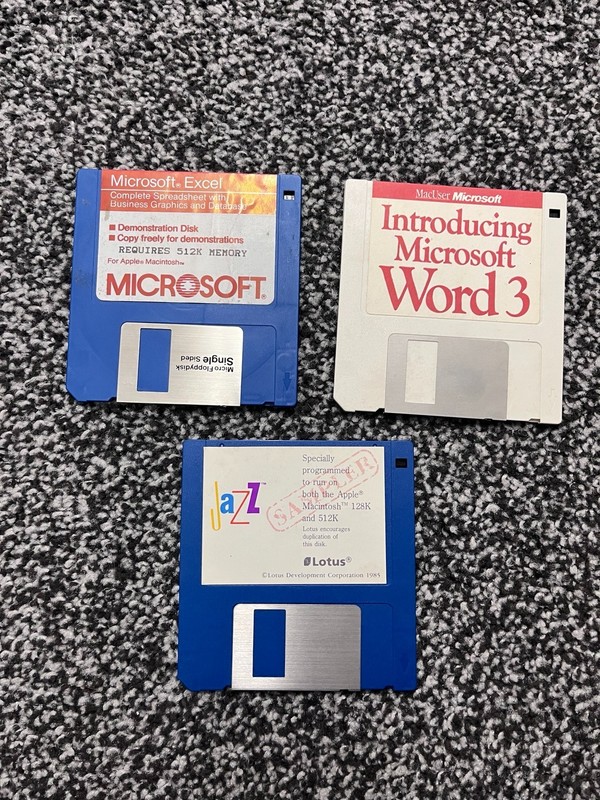 Vintage Apple Macintosh Promotional Software Floppy Disk Lot