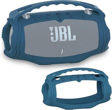 Silicone Protective Case For JBL Xtreme 4 Portable Bluetooth Speaker Blue Cover