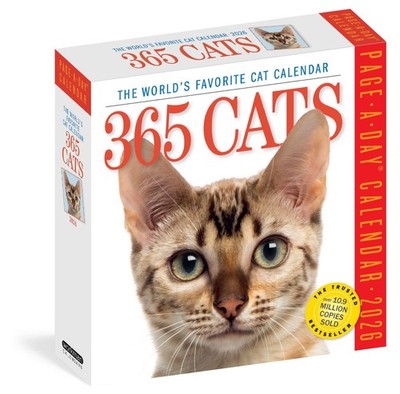 365 Cats Page-A-Day  Calendar 2026 : The World's Favorite Cat Calendar by...