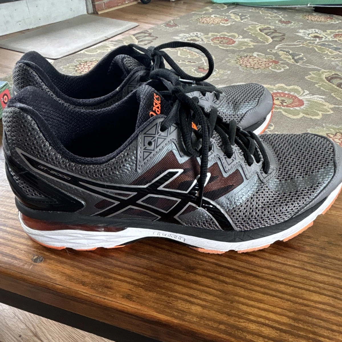 ASICS GT-2000 Black/Orange for Sale | Authenticity Guaranteed | eBay