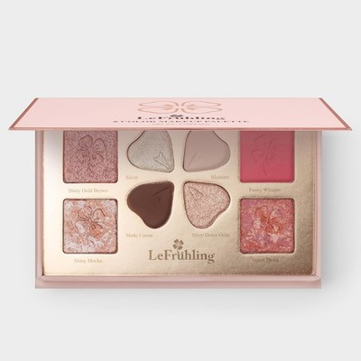 All in one Full Size Travel-Friendly Baked Makeup Palette,High Pigmented Long La
